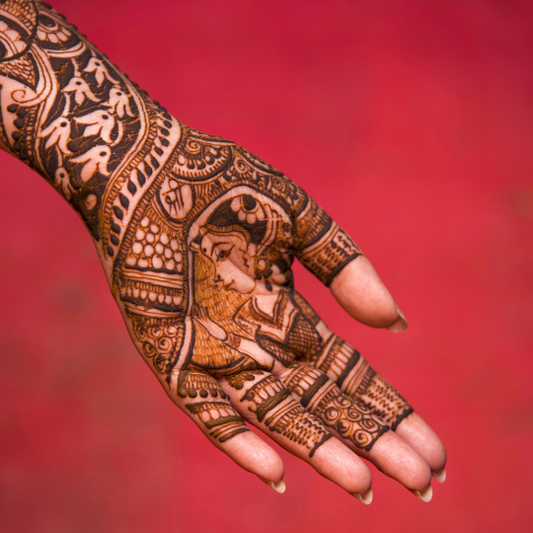 Arabic Mehndi Upto Elbow