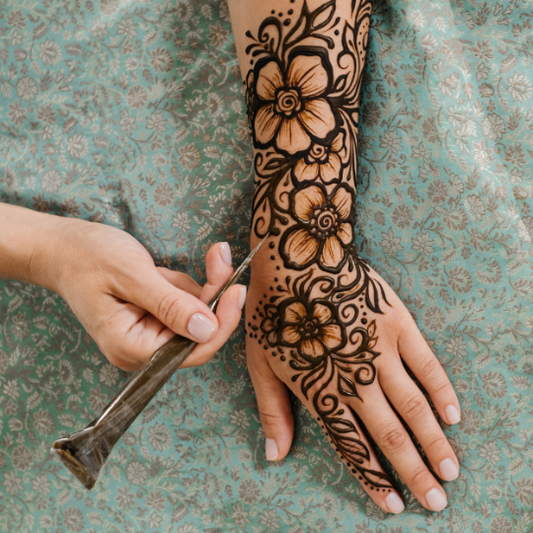 Full Hand Mehndi Upto Elbow